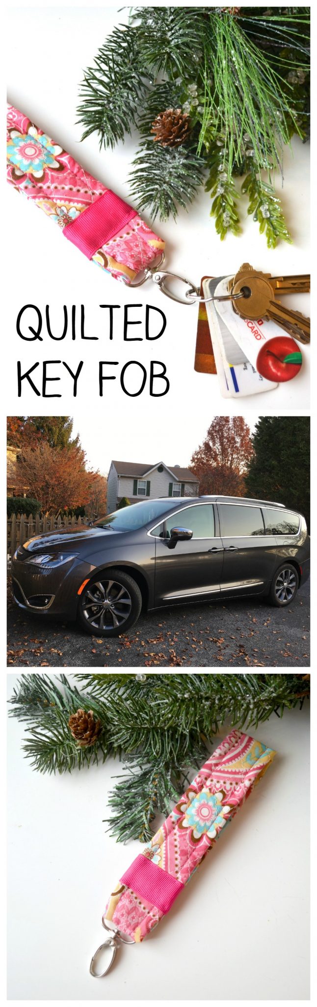 Quilted Key Fob & Chrysler Pacifica