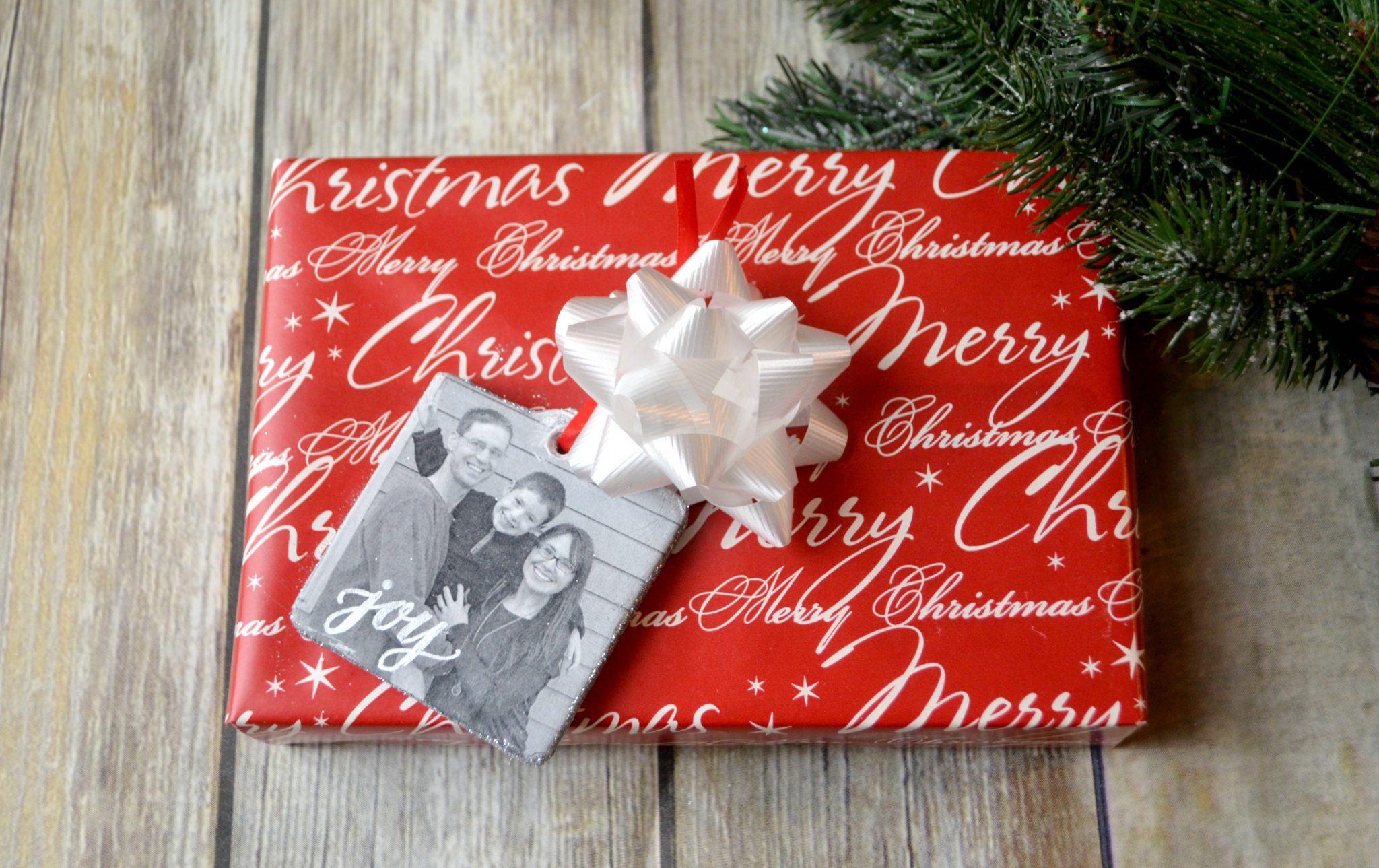 Photo Transfer Ornament and Gift Tag