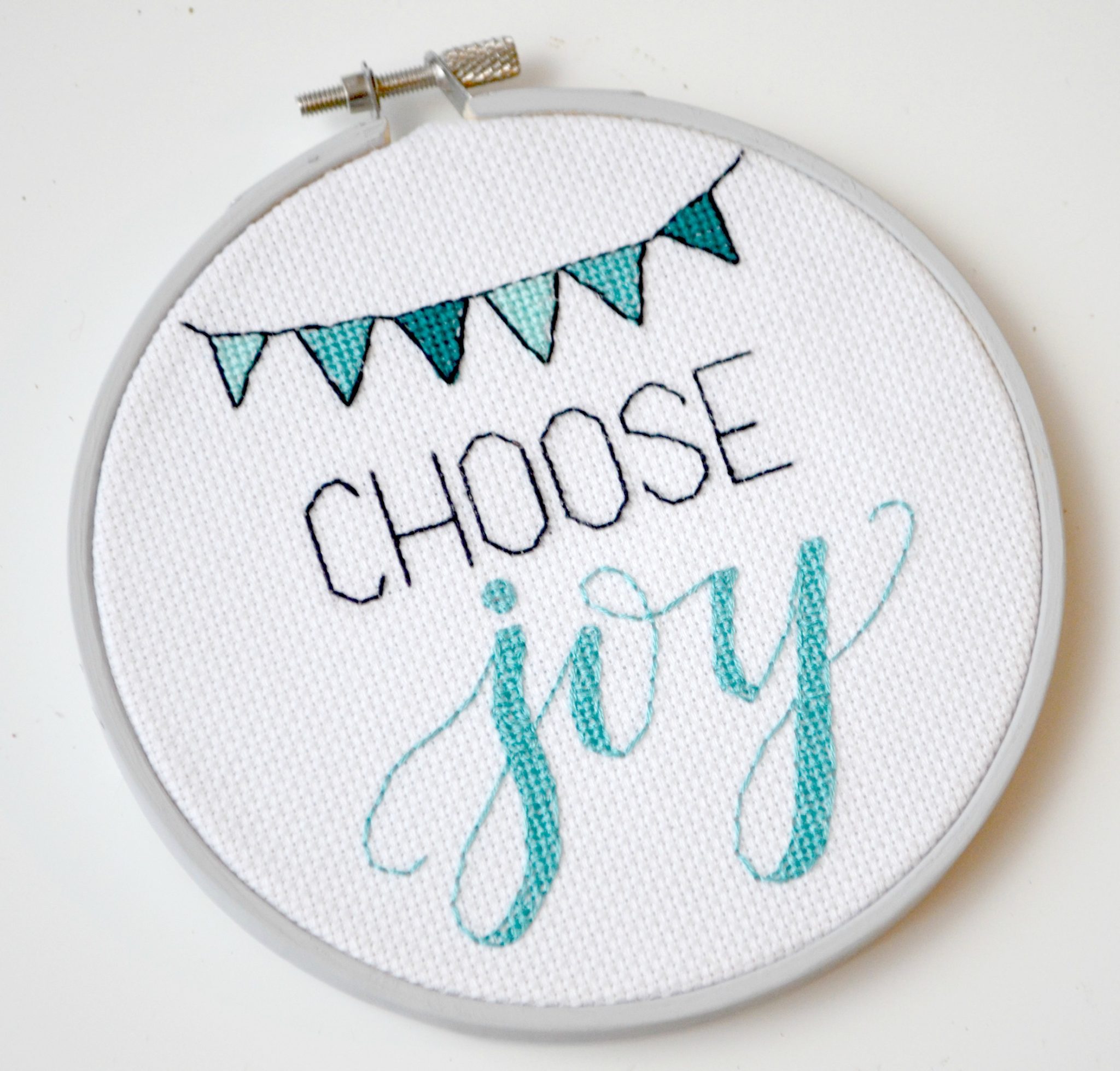Hand Lettering Embroidery