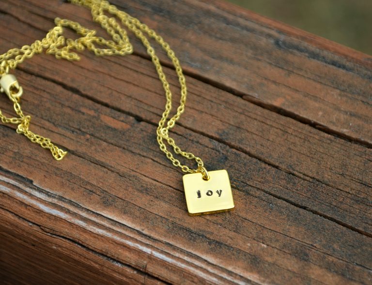 Stamped Pendant with ImpressArt Stamp Guides