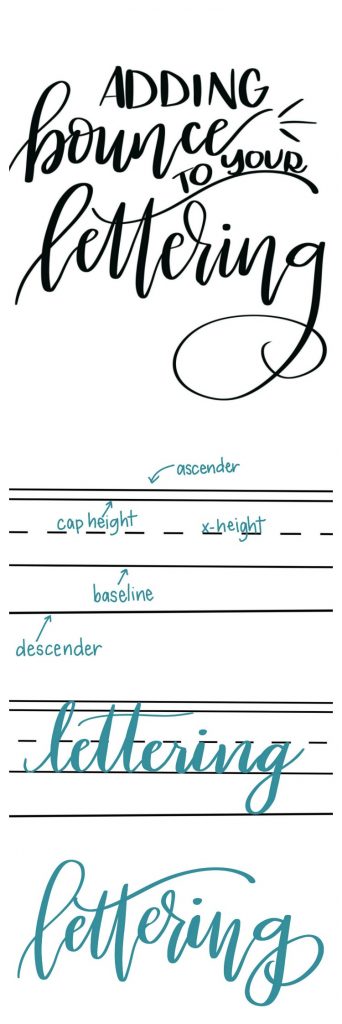 Basic Bounce Lettering - Amy Latta Creations