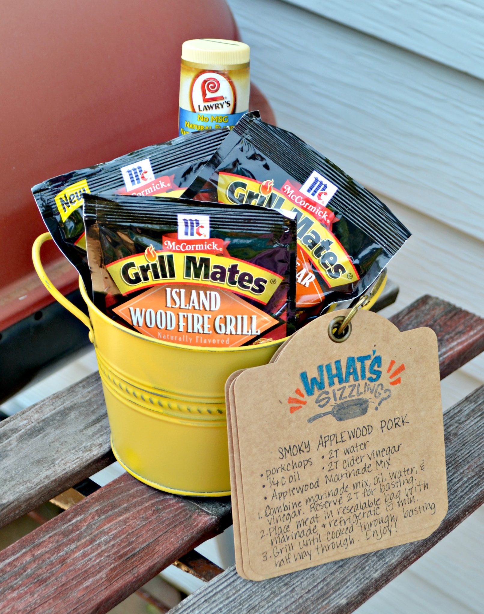 Grill Gift Basket and Recipe Cards