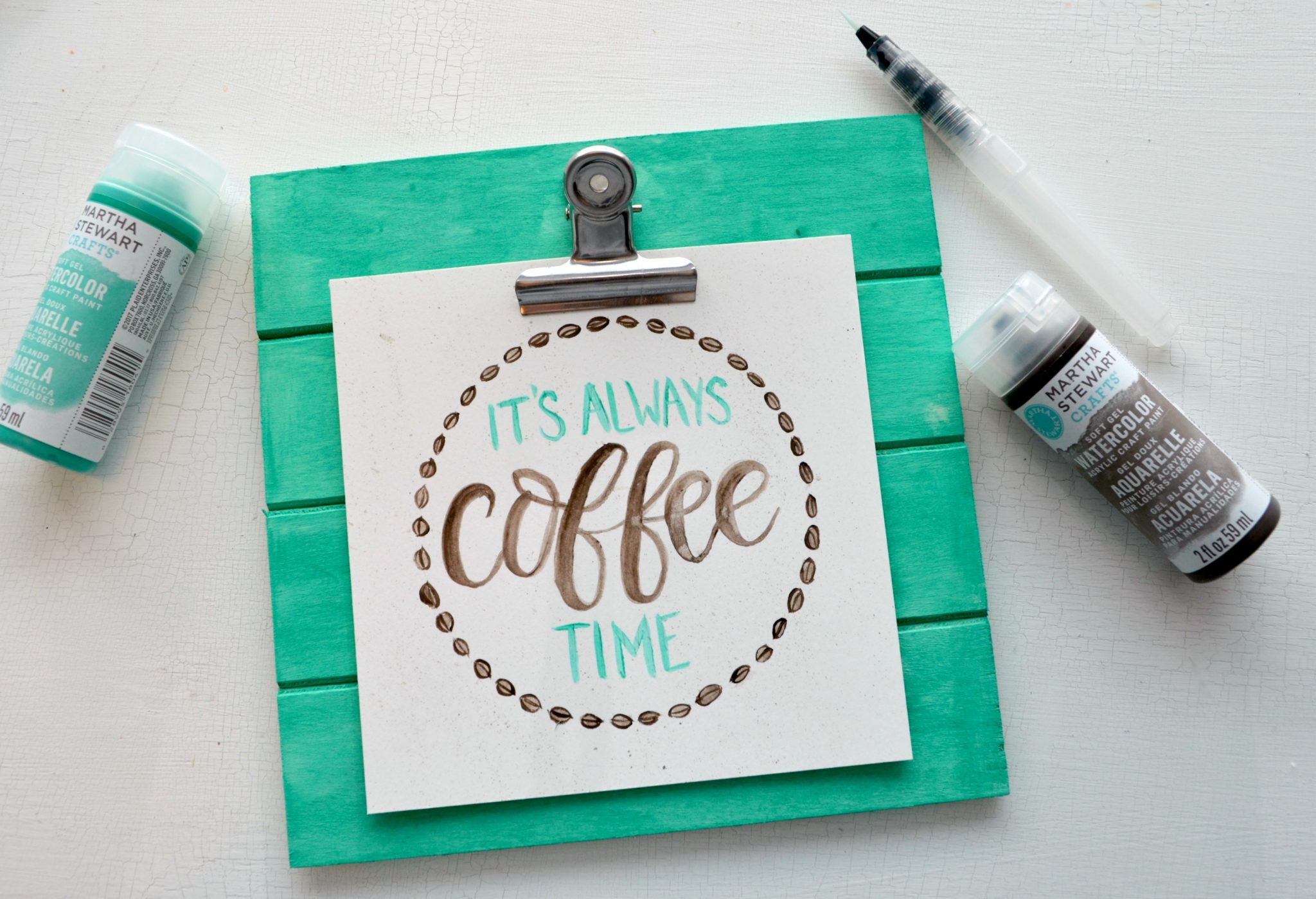 Hand Lettered Watercolor Art
