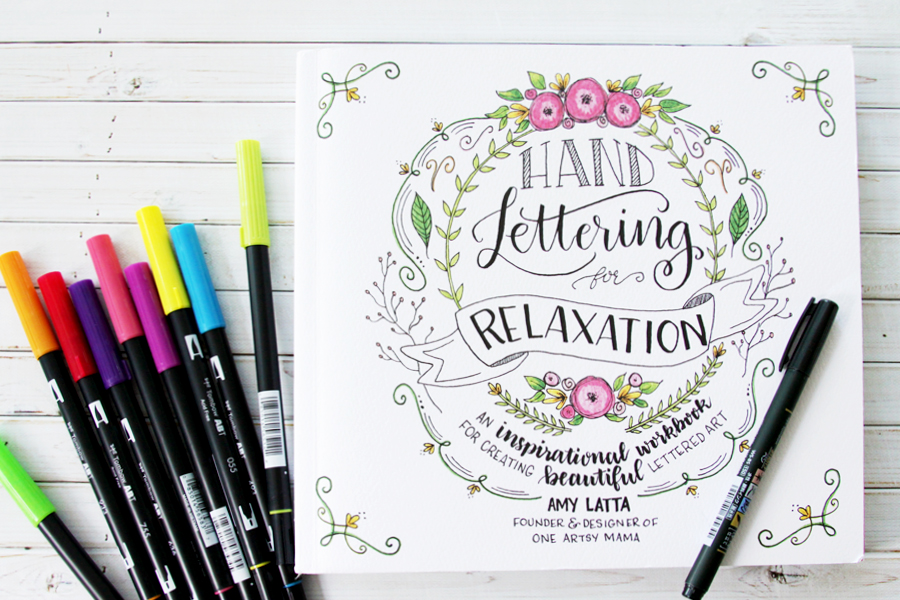 Hand Lettering for Relaxation book