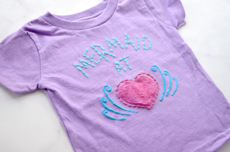 DIY Mermaid T-Shirt with Fabric Creations Plush 3-D Paint