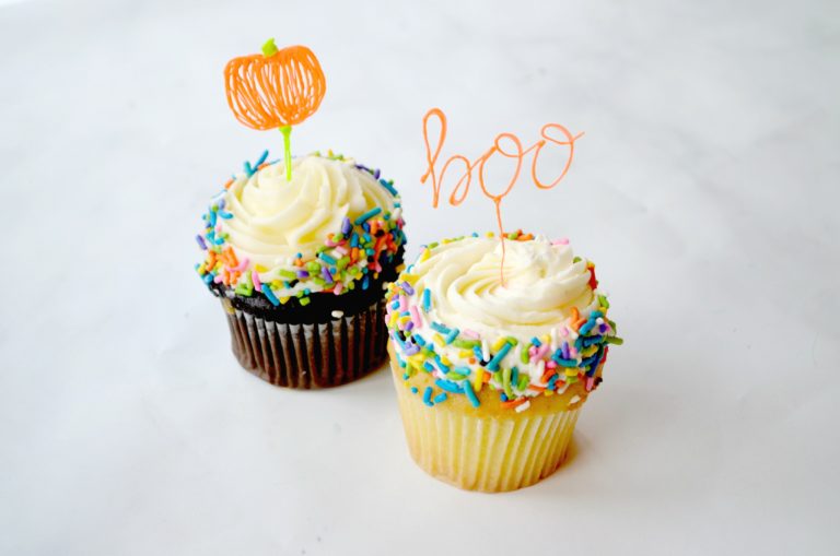 Fall Cupcake Toppers with 3Doodler Create+ 3D Pen