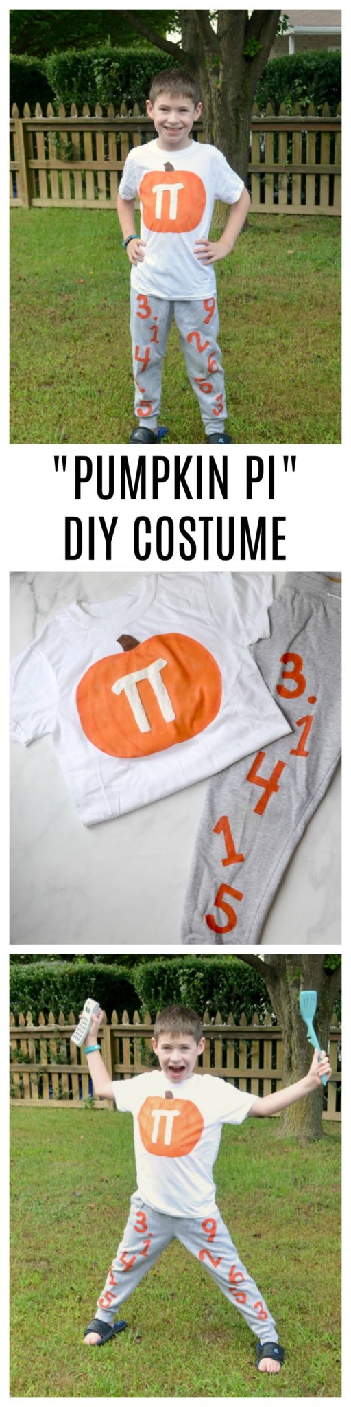 Punny Pumpkin Pi DIY Halloween Costume