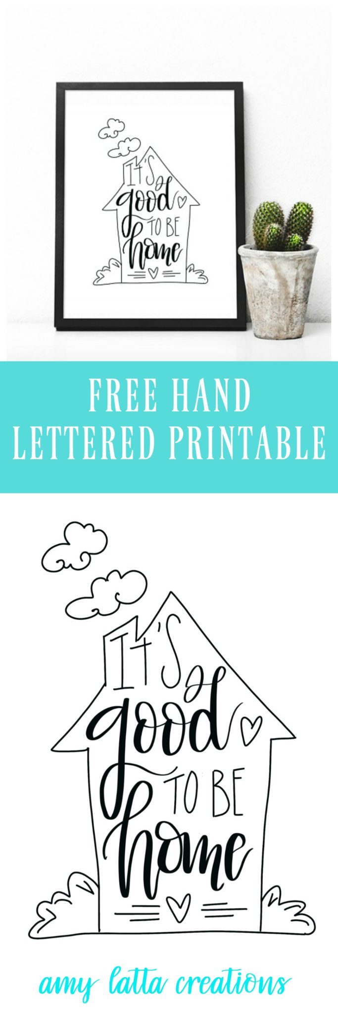 Free Hand Lettered Printable