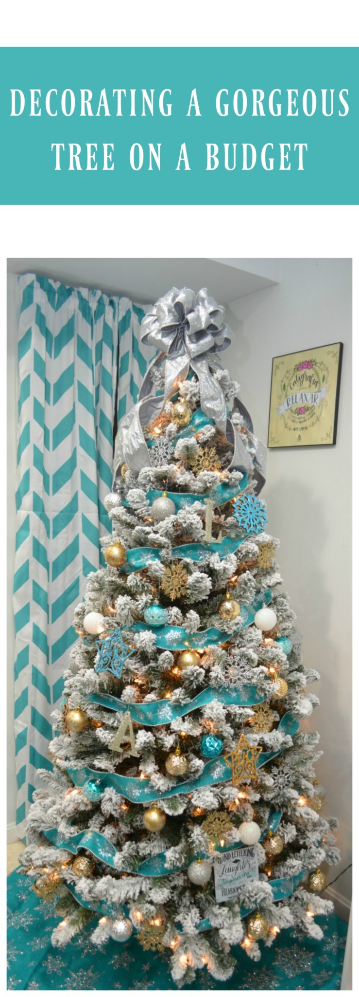 Decorating a Christmas Tree on a Budget