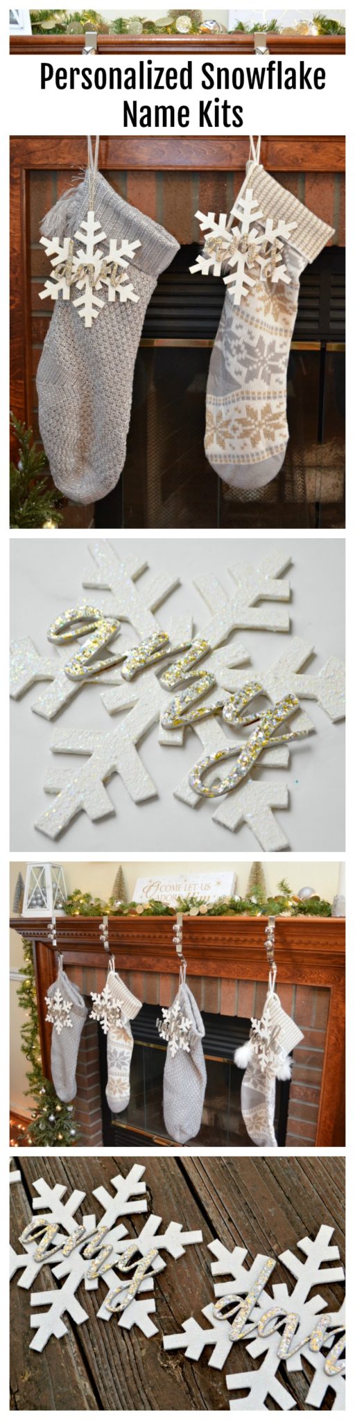Personalized Snowflake Name Kits