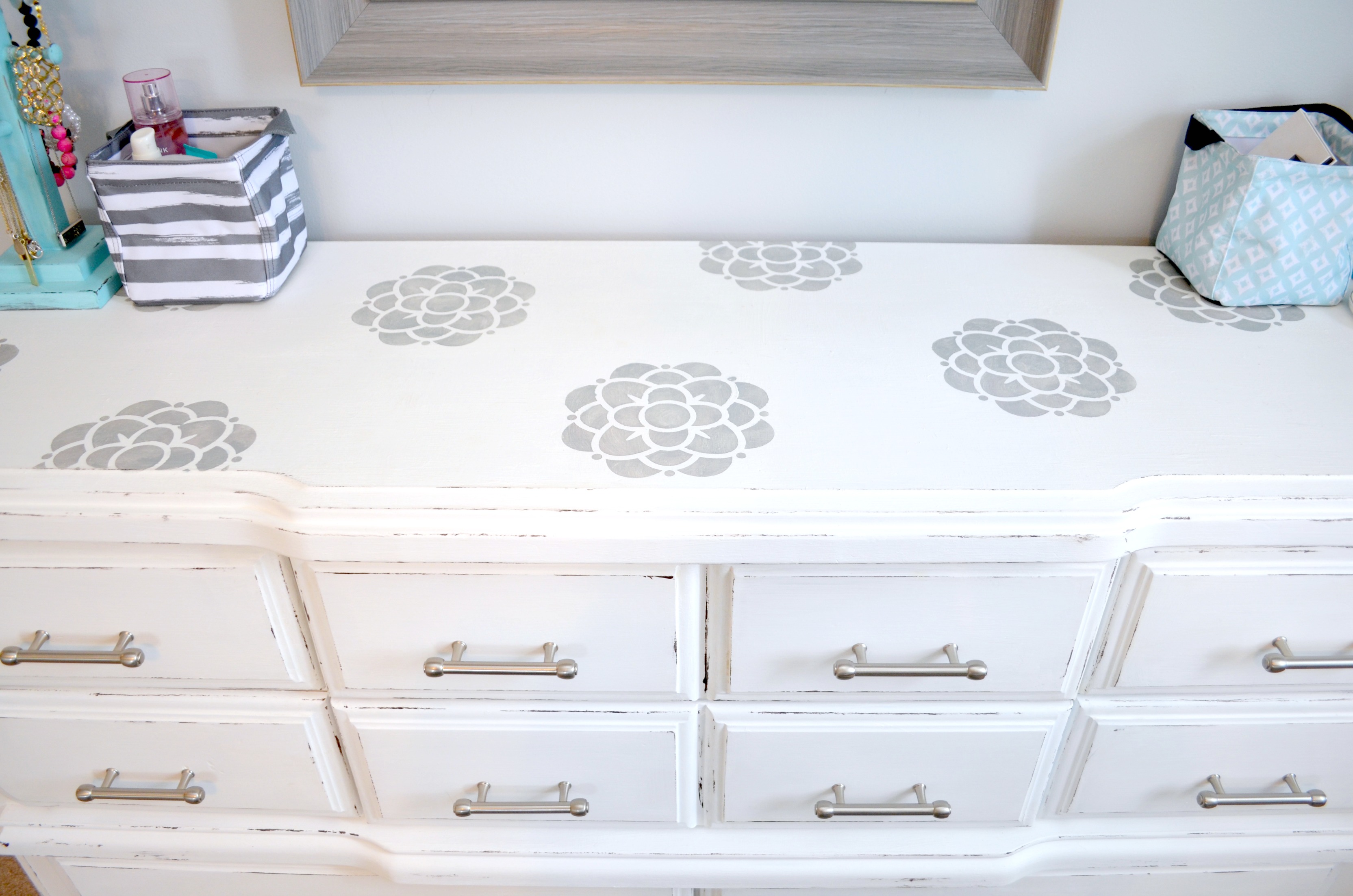 How to Paint Furniture White - Thrifted Nest