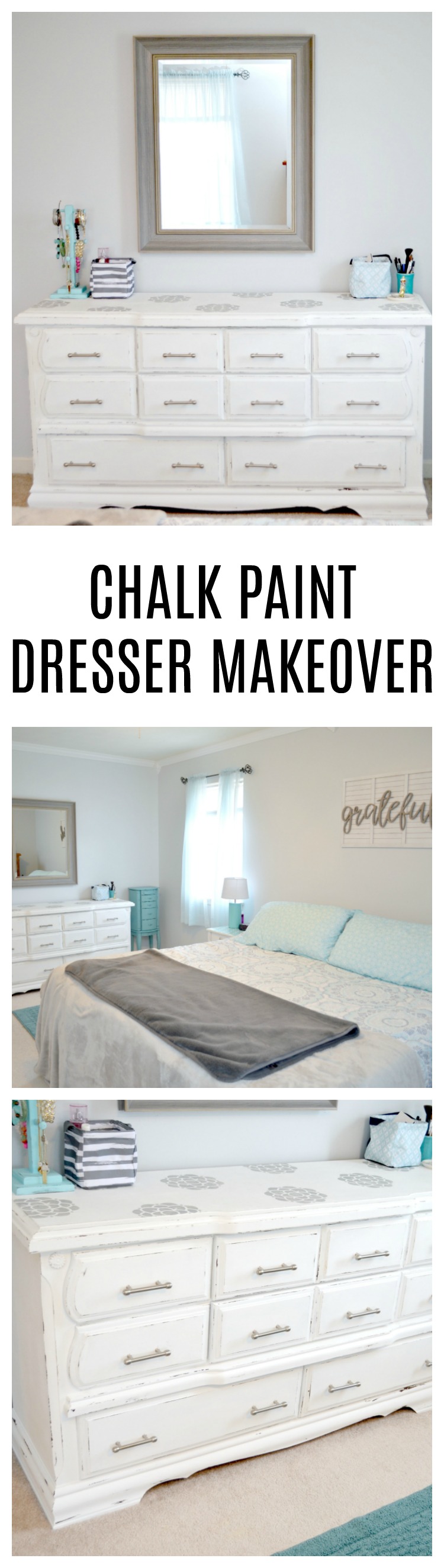 Chalk Paint Dresser Makeover