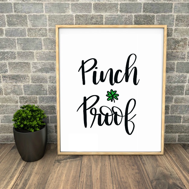 Free Hand Lettered St. Patrick's Day Printables