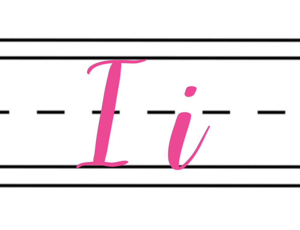 Free Hand Lettering Practice Sheets: I - Amy Latta Creations