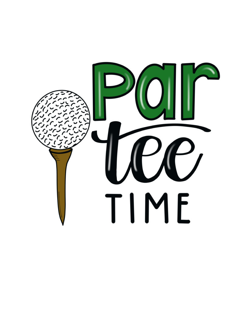 Hand Lettered Golf Printable - Amy Latta Creations