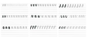 Hand Lettering: The 8 Basic Brush Strokes - Amy Latta Creations