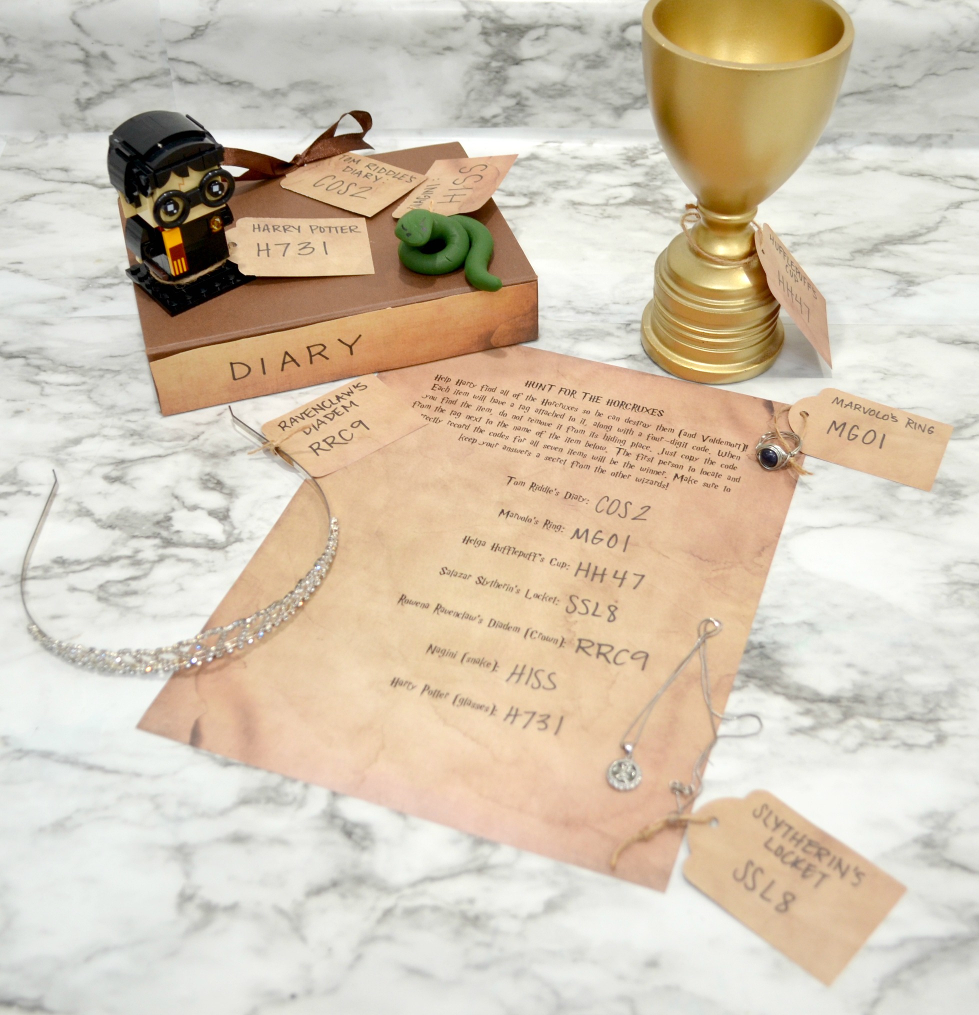 Harry Potter Horcrux Hunt Party Activity and Printable
