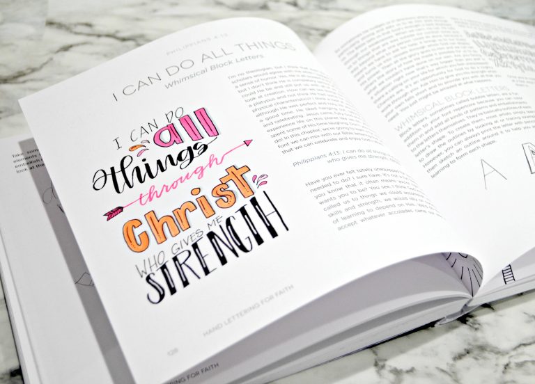 Hand Lettering for Faith: A Bible Journaling Book