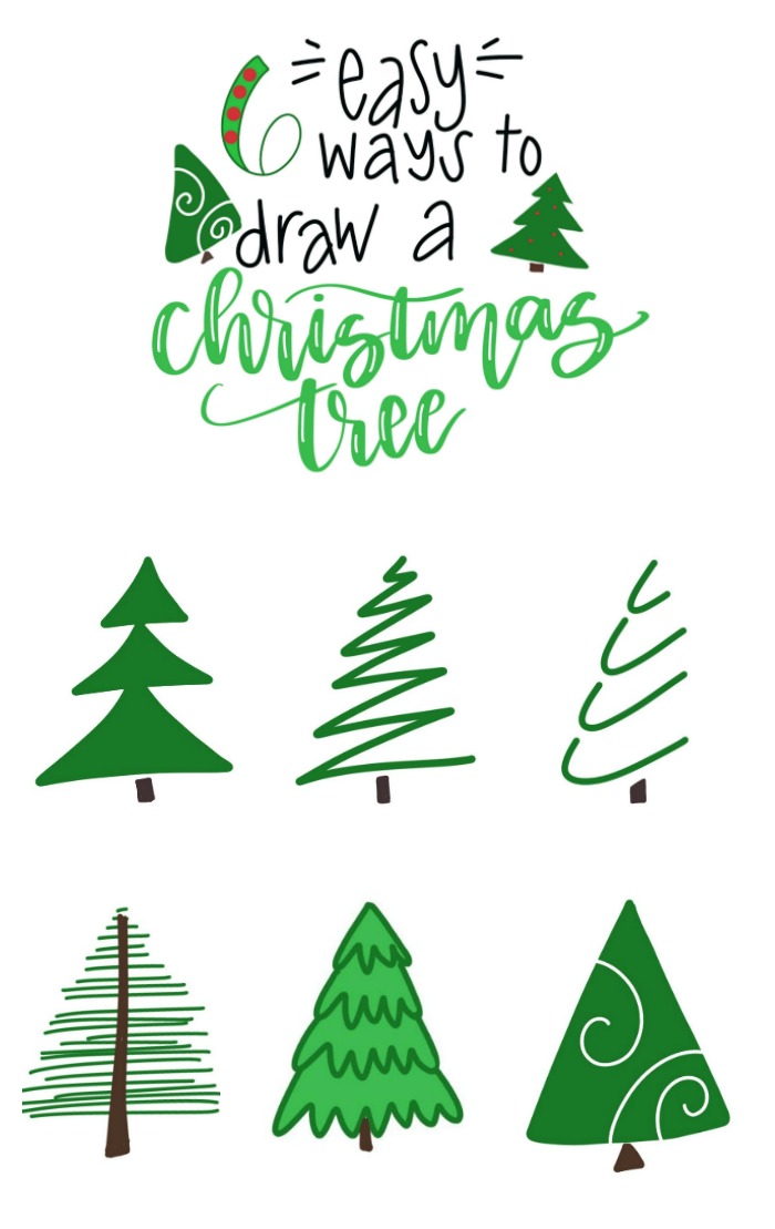 6 Easy Ways to Draw a Christmas Tree