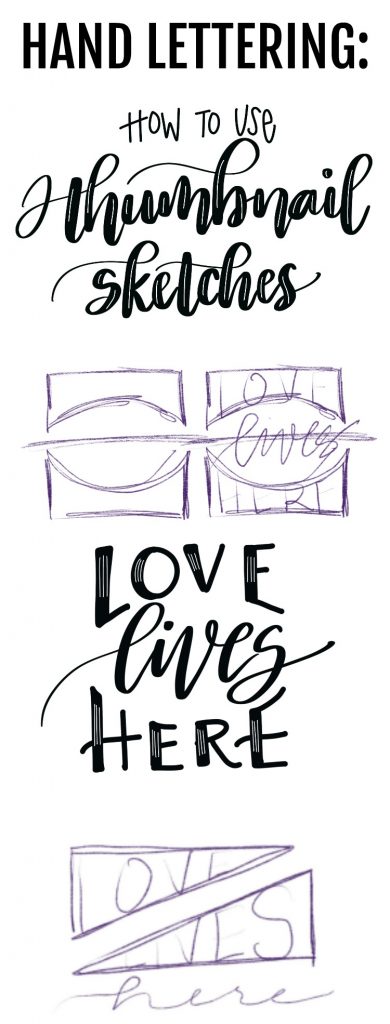 Hand Lettering: Thumbnail Sketches - Amy Latta Creations