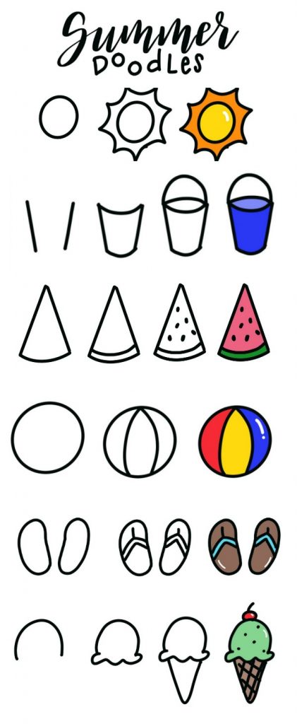 6 Easy Summer Doodles - Amy Latta Creations