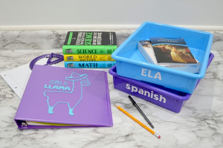 Personalize Your Back to School Supplies with Cricut