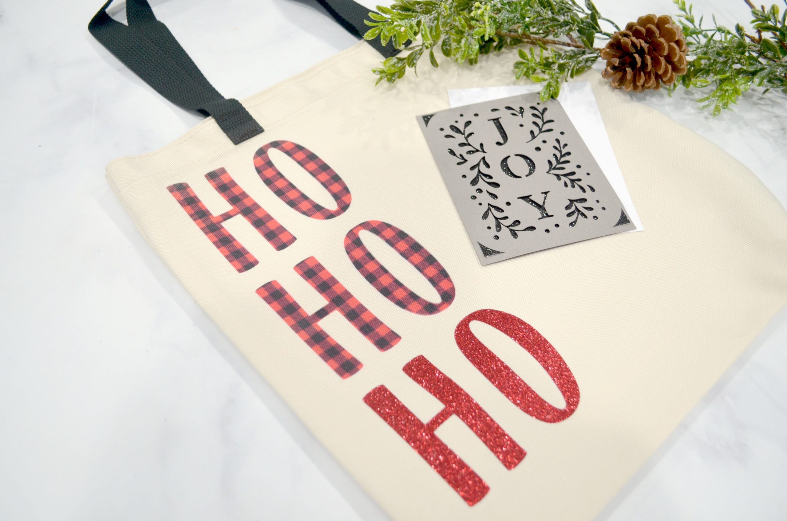 JOY Christmas Card with Cricut Insert Cards - Amy Latta Creations