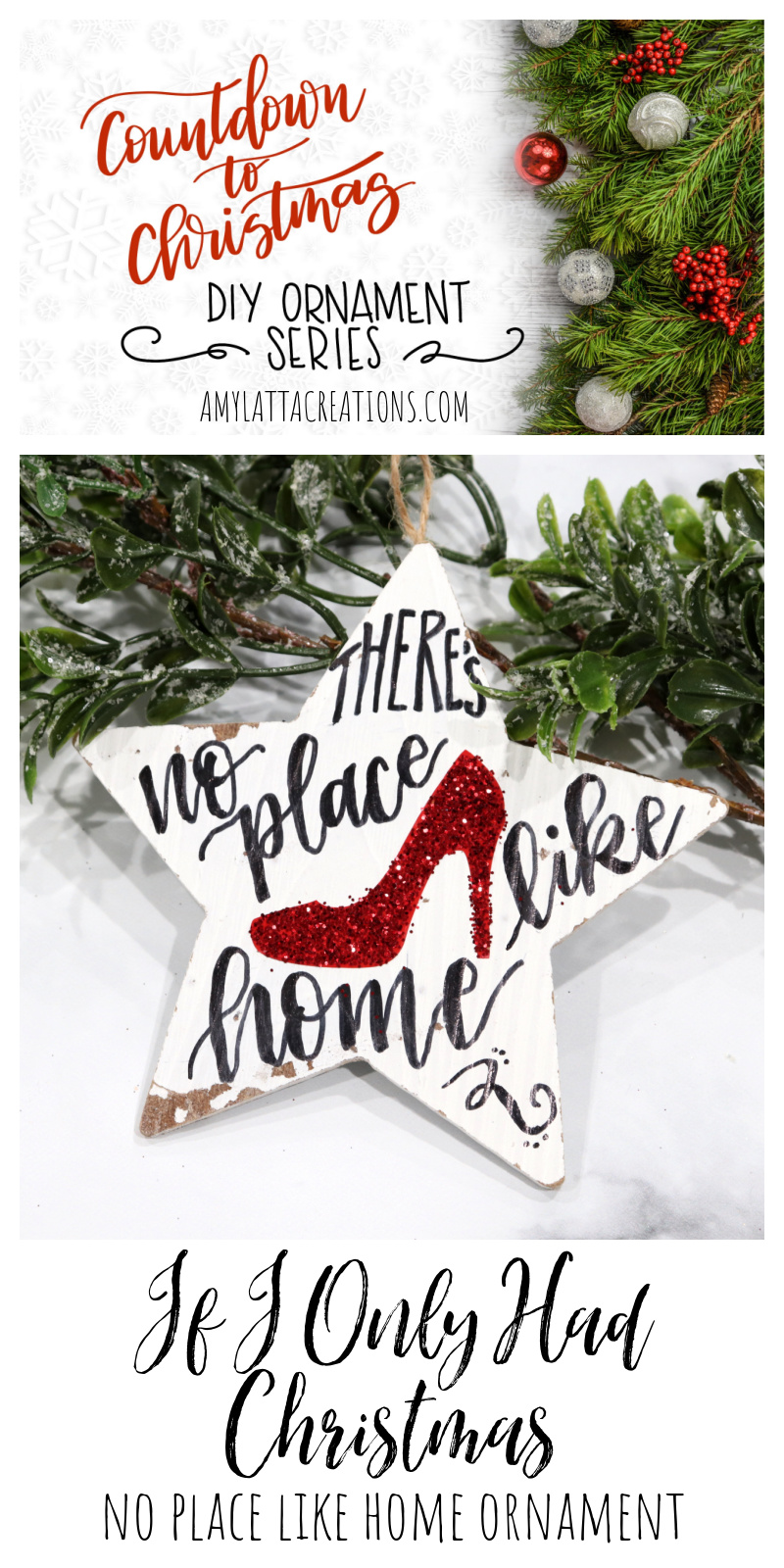 No Place Like Home Ruby Slippers Ornament