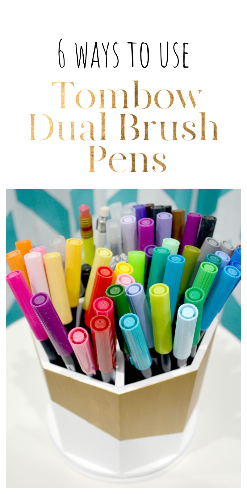 6 Ways to use Tombow Dual Brush Pens