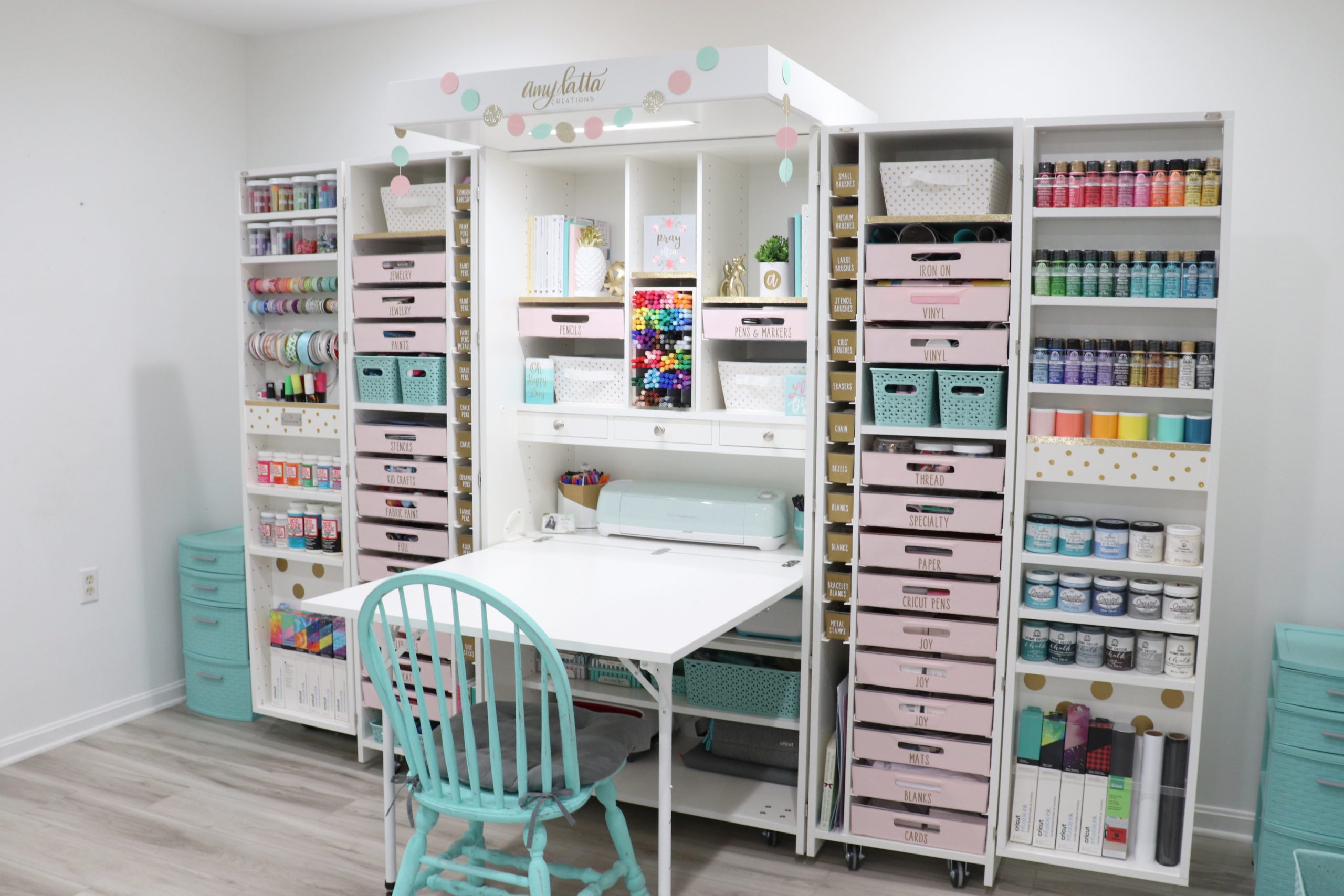 DreamBox Is A Storage Cabinet Meets Workspace For Crafters - ScrapBox Craft  Room Organizers