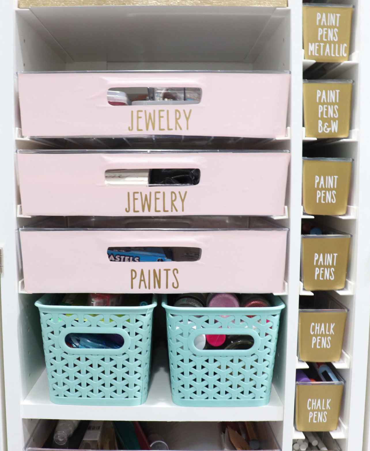 7 Stylish Craft and Cricut Supply Organization Ideas to Tidy Up Your  Crafting Space - Teacher Baker Maker
