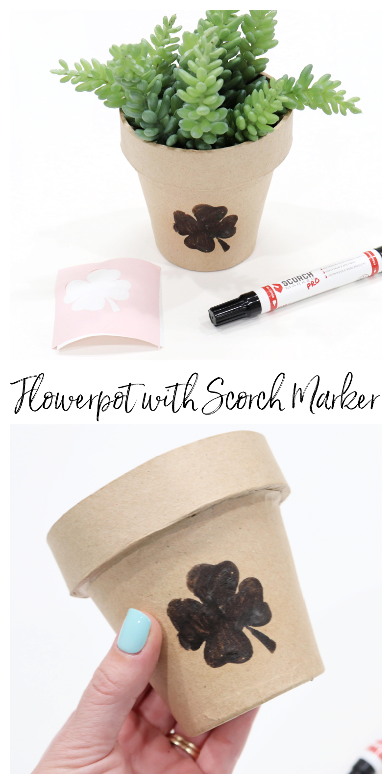 Clover Flowerpot with Scorch Marker