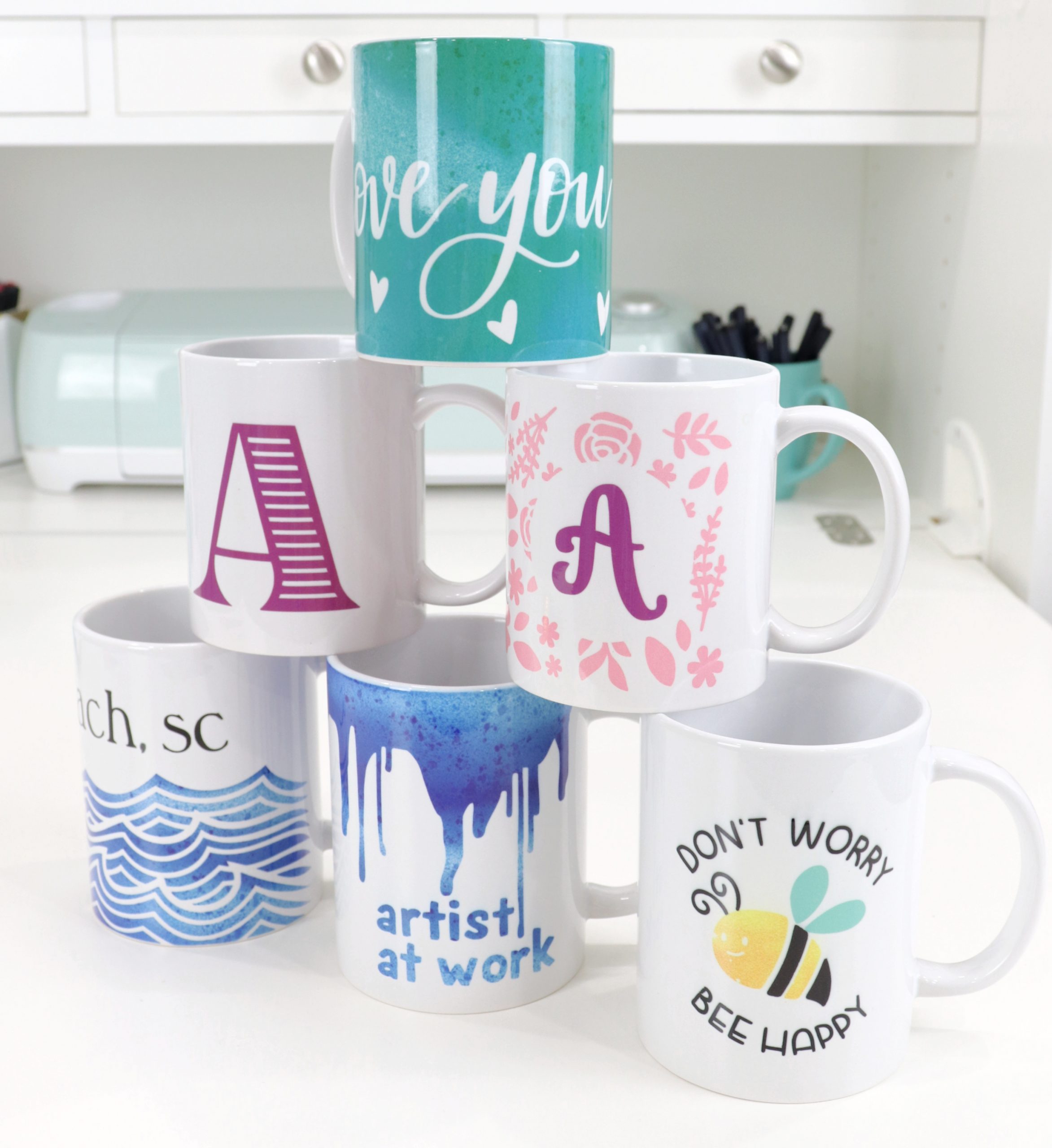 Personalized Mugs with Cricut Mug Press