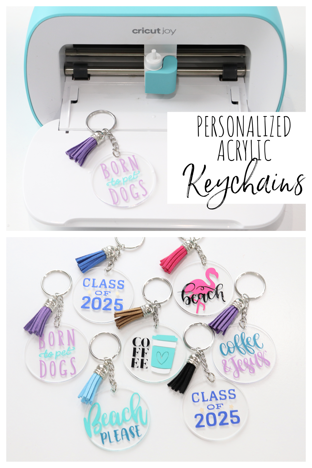 How to Make DIY Personalized Keychains with a Cricut - Lydi Out Loud