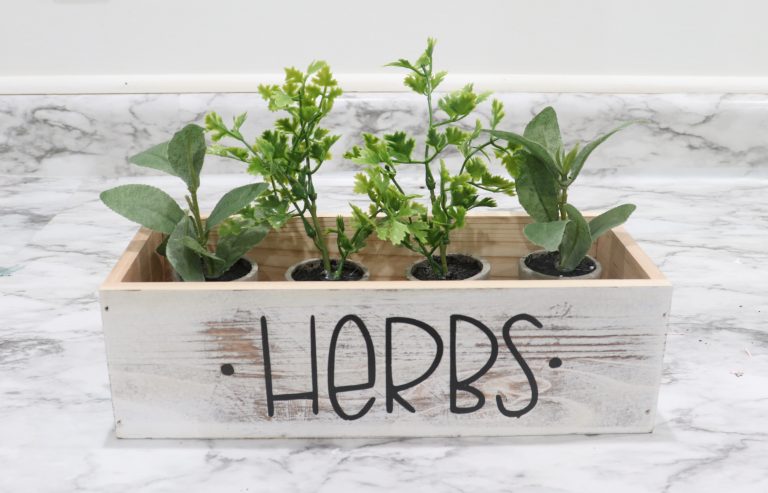 Free Herb Garden Stencils + 3 Easy Projects