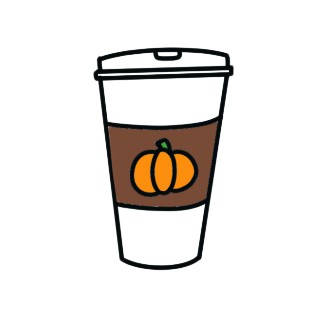 How to Draw a Pumpkin Spice Latte + Free Printable
