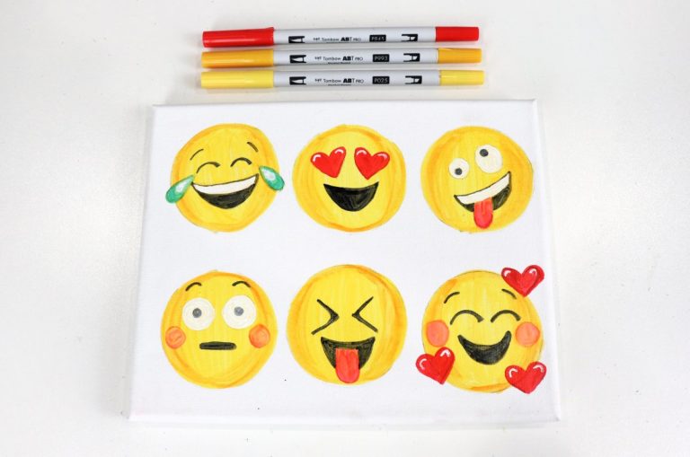 Emoji Faces Canvas