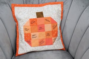 Thankful Pumpkin Quilt Block Project