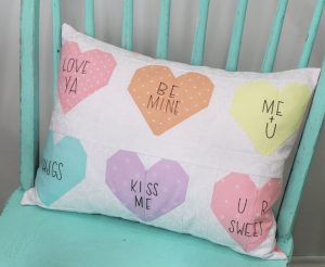 Valentine’s Day Sweethearts Pillow