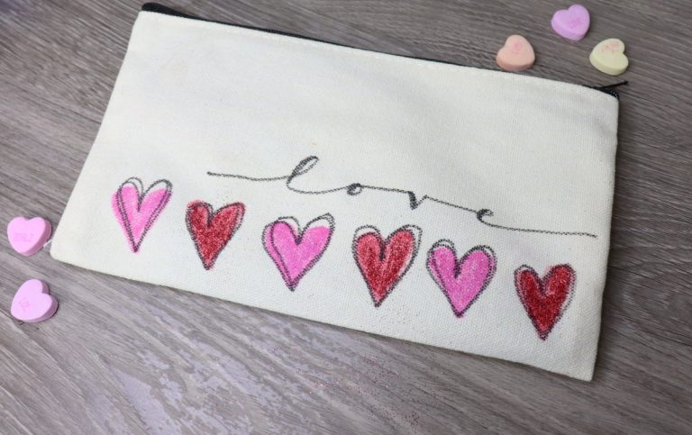 Easy Valentine Heart Pouch
