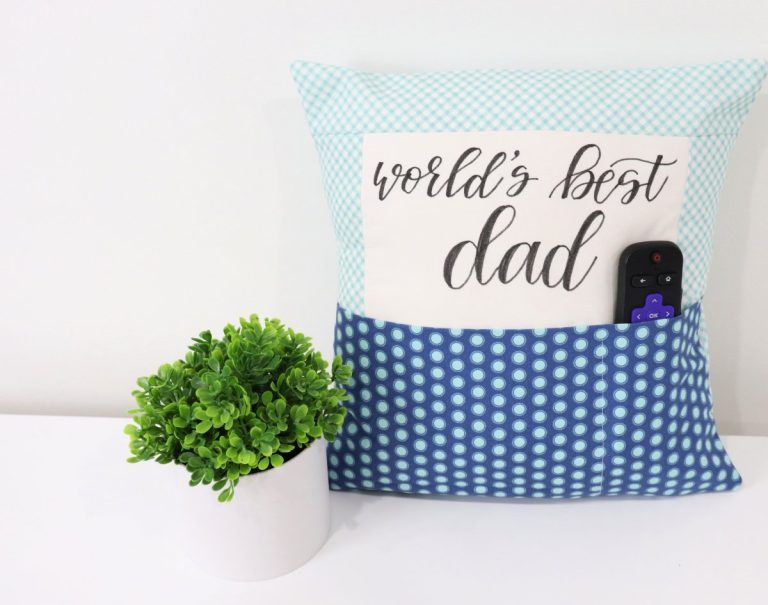 World’s Best Dad Pocket Pillow