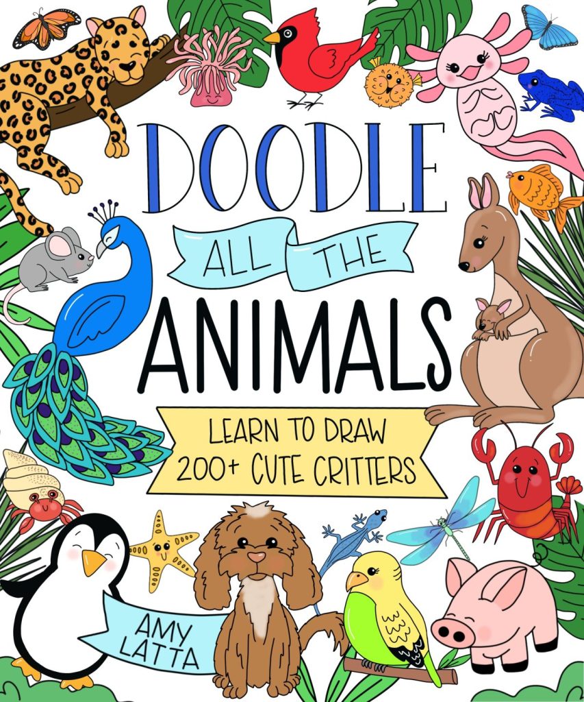 Image is the cover of Doodle All the Animals.