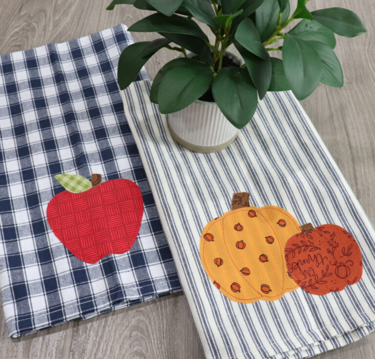 Appliqué Dish Towels